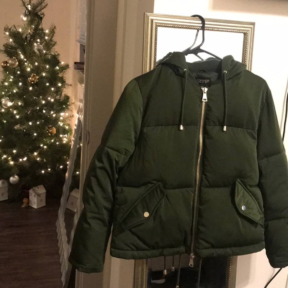 Topshop puffer coat